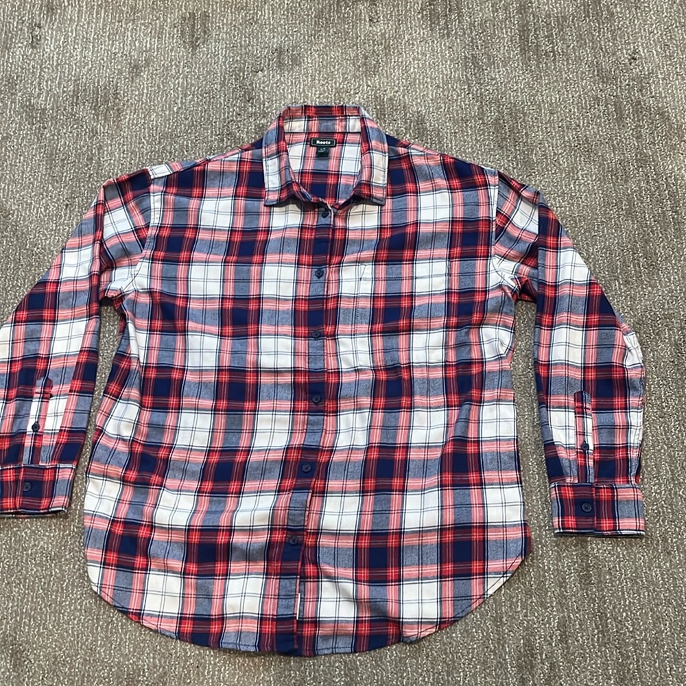 Roots plaid flannel